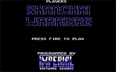 Shanghai Warriors - Screenshot - Game Title Image
