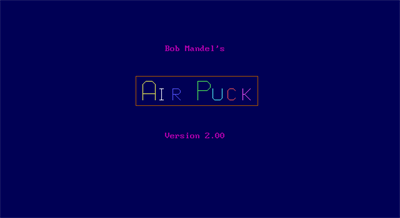 Air Puck - Screenshot - Game Title Image