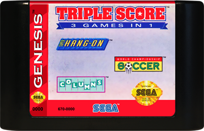 Triple Score: 3 Games in 1 - Cart - Front Image