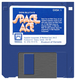Space Ace - Fanart - Disc Image