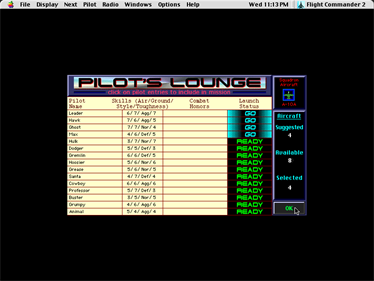 Flight Commander 2 - Screenshot - Game Select Image