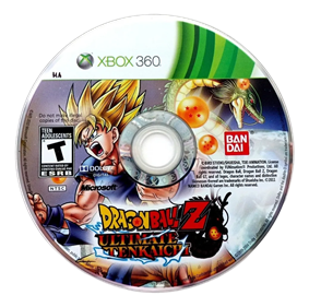 Dragon Ball Z: Ultimate Tenkaichi - Disc Image
