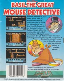 Basil the Great Mouse Detective - Box - Back Image