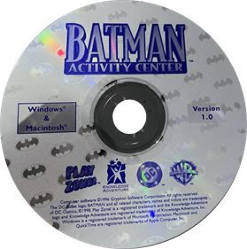 Batman: Activity Center - Disc Image