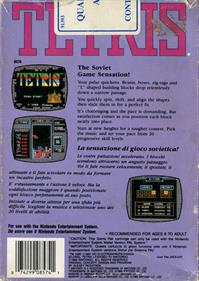 Tetris - Box - Back Image