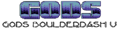 Gods Boulder Dash 5 - Clear Logo Image