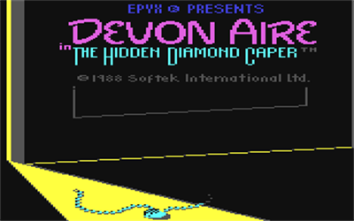 Devon Aire in the Hidden Diamond Caper - Screenshot - Game Title Image