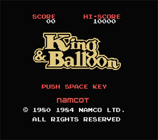 King & Balloon - Screenshot - Game Title Image