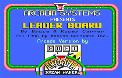 Leader Board Golf - Screenshot - Game Title Image