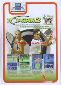 Top Spin 2 - Advertisement Flyer - Front Image
