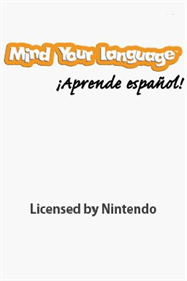 Mind Your Language: Learn Spanish! - Screenshot - Game Title Image