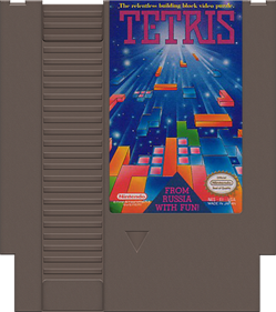 Tetris - Fanart - Cart - Front