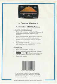 Cad Cam Warrior - Box - Back Image