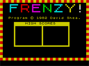 Frenzy (Quicksilva) - Screenshot - Game Title Image