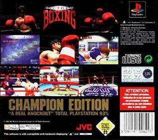 Victory Boxing: Champion Edition - Box - Back Image