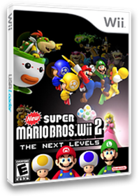 New Super Mario Bros. Wii 2: The Next Levels - Box - 3D Image