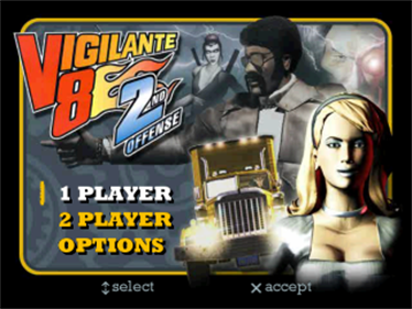 Vigilante 8: 2nd Offense - Screenshot - Game Title Image