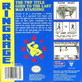 Ring Rage - Box - Back Image