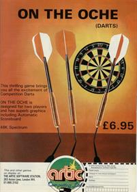 On the Oché (Darts) - Advertisement Flyer - Front Image