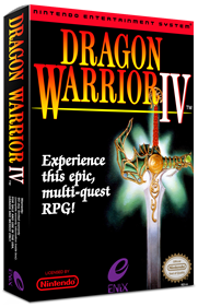 Dragon Warrior IV - Box - 3D Image