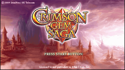 Crimson Gem Saga - Screenshot - Game Title Image