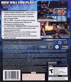 WWE SmackDown vs. Raw 2008 - Box - Back Image