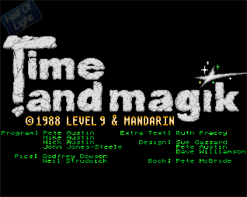 Time and Magik: The Trilogy - Screenshot - Game Title Image