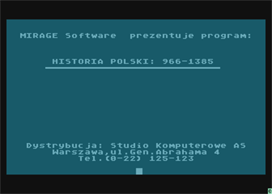 Historia Polski - Screenshot - Game Title Image