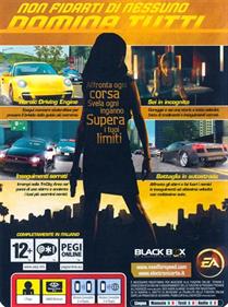 Need for Speed: Undercover - Box - Back Image