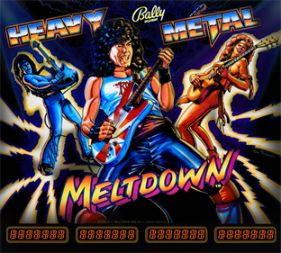 Heavy Metal Meltdown - Arcade - Marquee Image