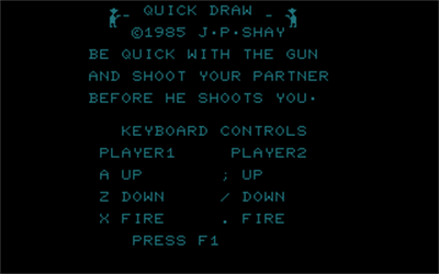 Quick Draw - Screenshot - Game Title Image