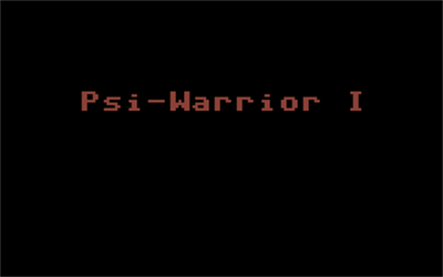 Psi Warrior - Screenshot - Game Title Image