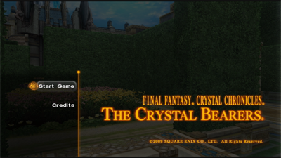 Final Fantasy Crystal Chronicles: The Crystal Bearers - Screenshot - Game Title Image