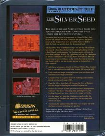 Ultima VII: Part Two: Serpent Isle: The Silver Seed - Box - Back Image