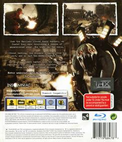 Resistance: Fall of Man - Box - Back Image