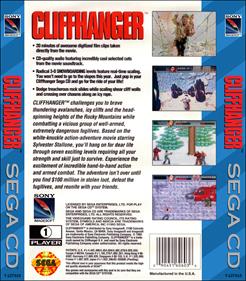 Cliffhanger - Box - Back - Reconstructed Image