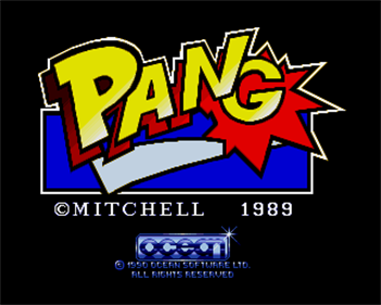 Pang - Screenshot - Game Title