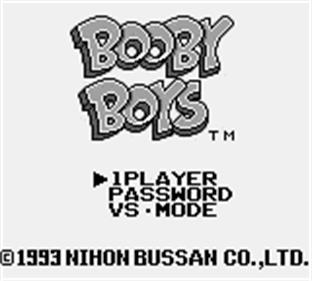 Booby Boys - Screenshot - Game Title Image
