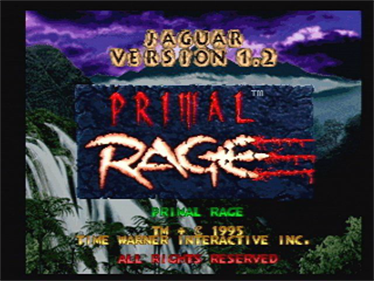 Primal Rage - Screenshot - Game Title Image