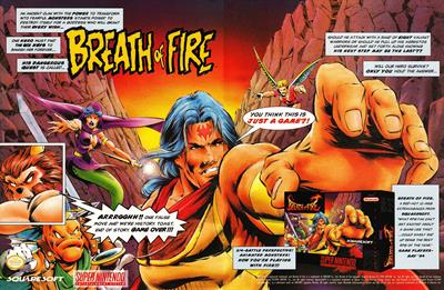 Breath of Fire - Advertisement Flyer - Front Image