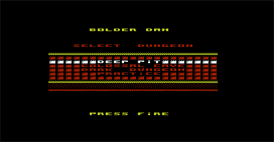 Bolder Dan - Screenshot - Game Select Image