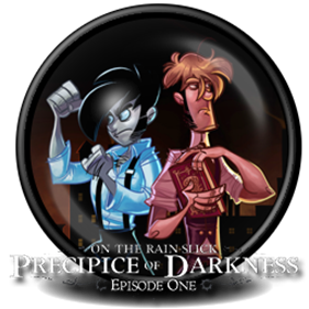 On the Rain-Slick Precipice of Darkness: Episode One - Clear Logo Image
