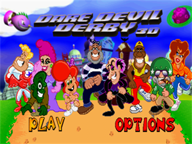 Dare Devil Derby 3D - Screenshot - Game Title Image