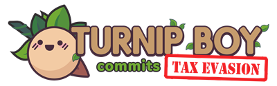Turnip Boy Commits Tax Evasion - Clear Logo Image