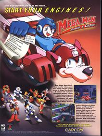 Mega Man Battle & Chase - Advertisement Flyer - Front Image