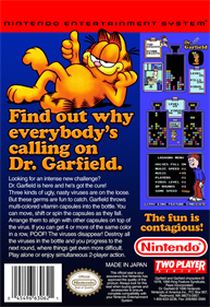 Dr. Garfield - Box - Back Image