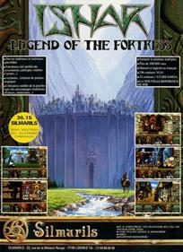 Ishar: Legend of the Fortress - Advertisement Flyer - Front Image