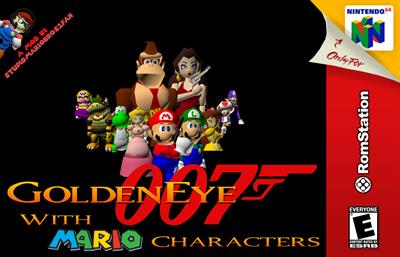 GoldenEye 007 with Mario Characters - Box - Front Image