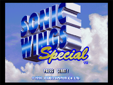 Sonic Wings Special - Screenshot - Game Title Image
