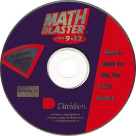 Math Blaster Ages 9-12 - Disc Image